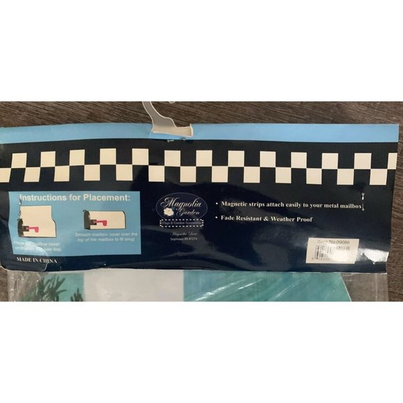 Magnetic Mailbox Cover Seashells, Ocean,Christmas Theme By Magnolia Garden NIB - Picture 4 of 8